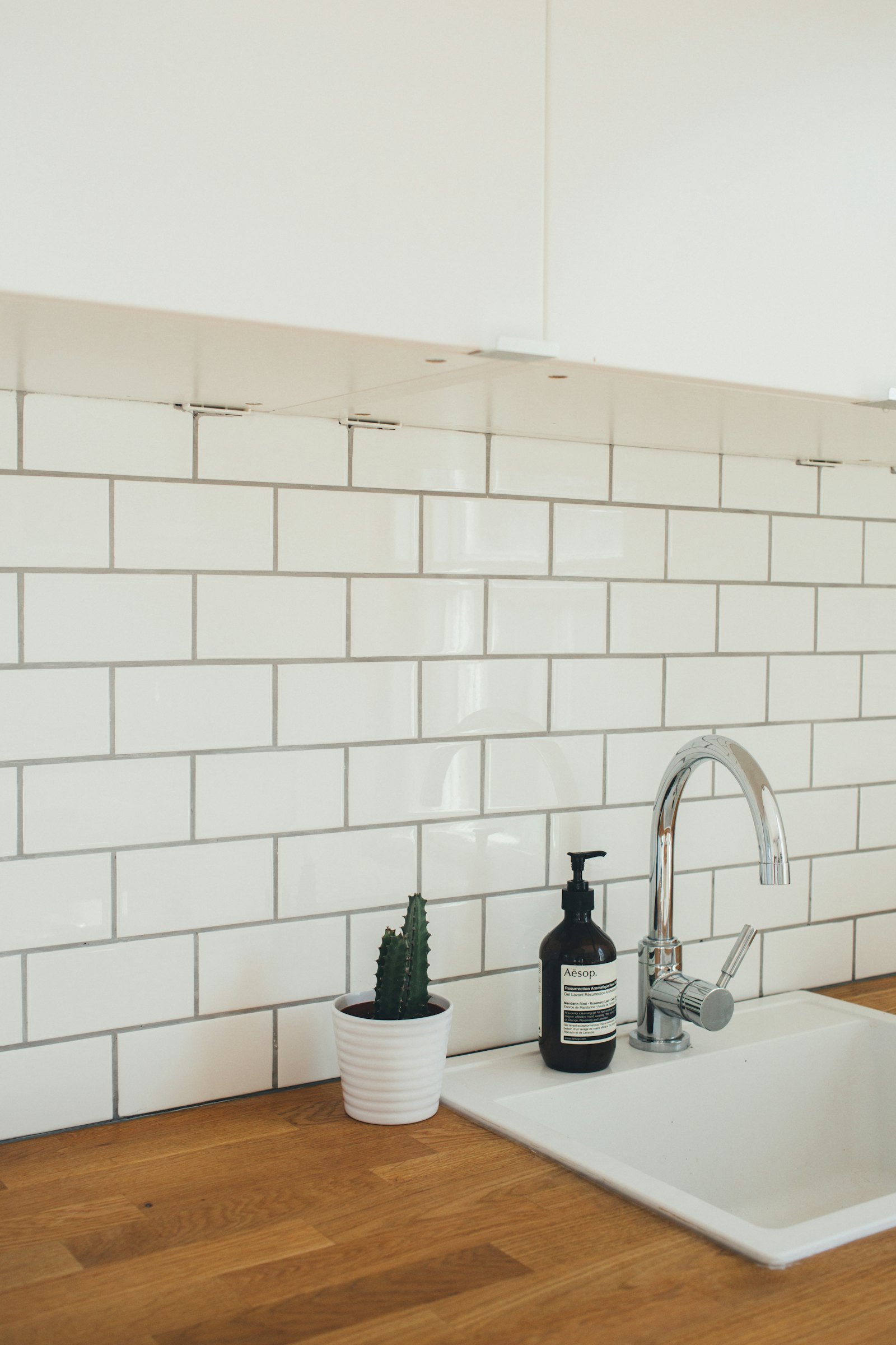 Renovated interior with fresh finishes
